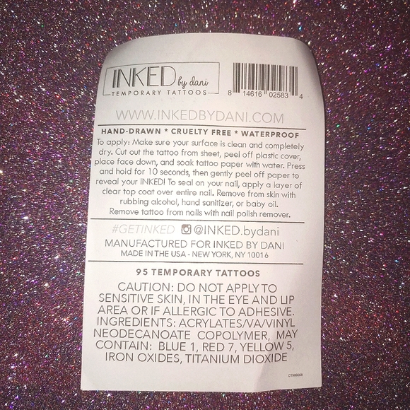 Color Nail Art Tattoos INKED by Dani - Picture 6 of 6